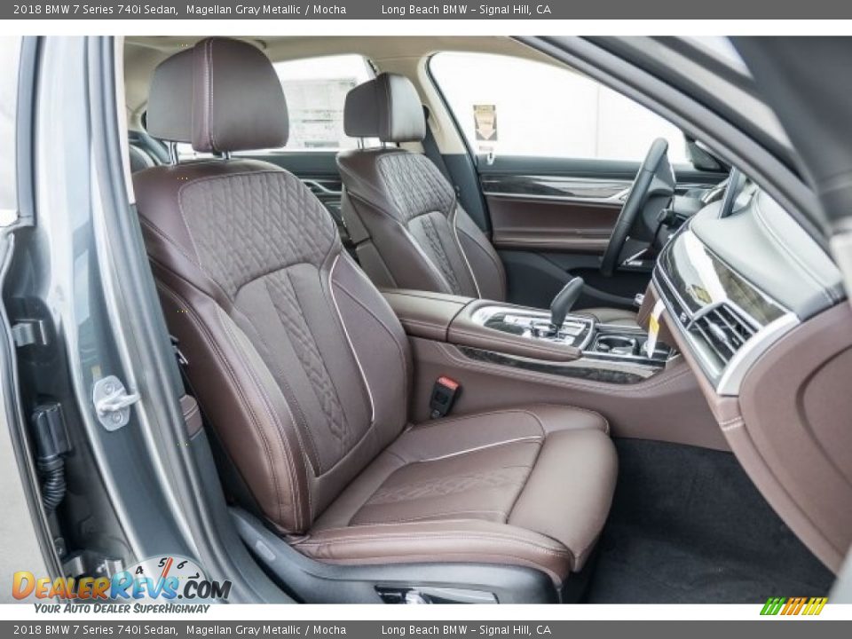 2018 BMW 7 Series 740i Sedan Magellan Gray Metallic / Mocha Photo #2