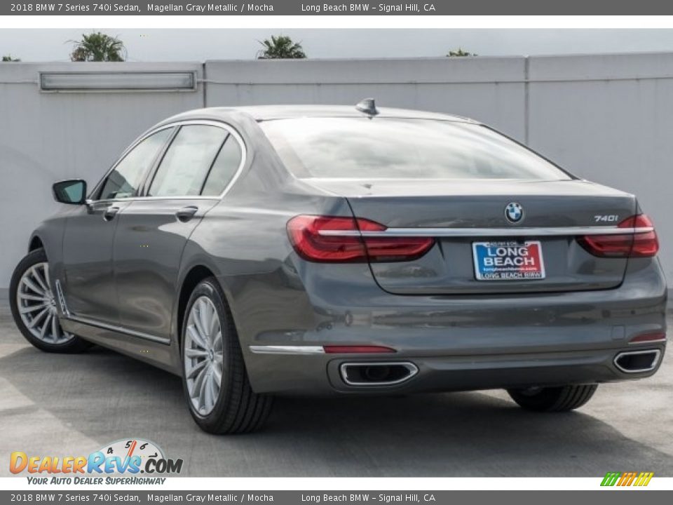 2018 BMW 7 Series 740i Sedan Magellan Gray Metallic / Mocha Photo #3