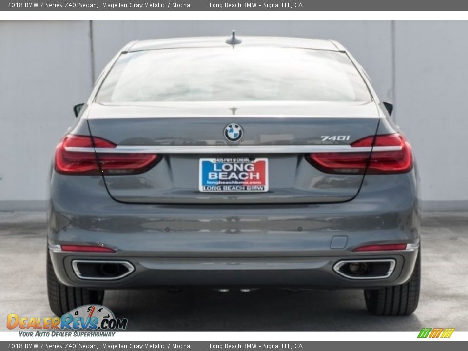2018 BMW 7 Series 740i Sedan Magellan Gray Metallic / Mocha Photo #4
