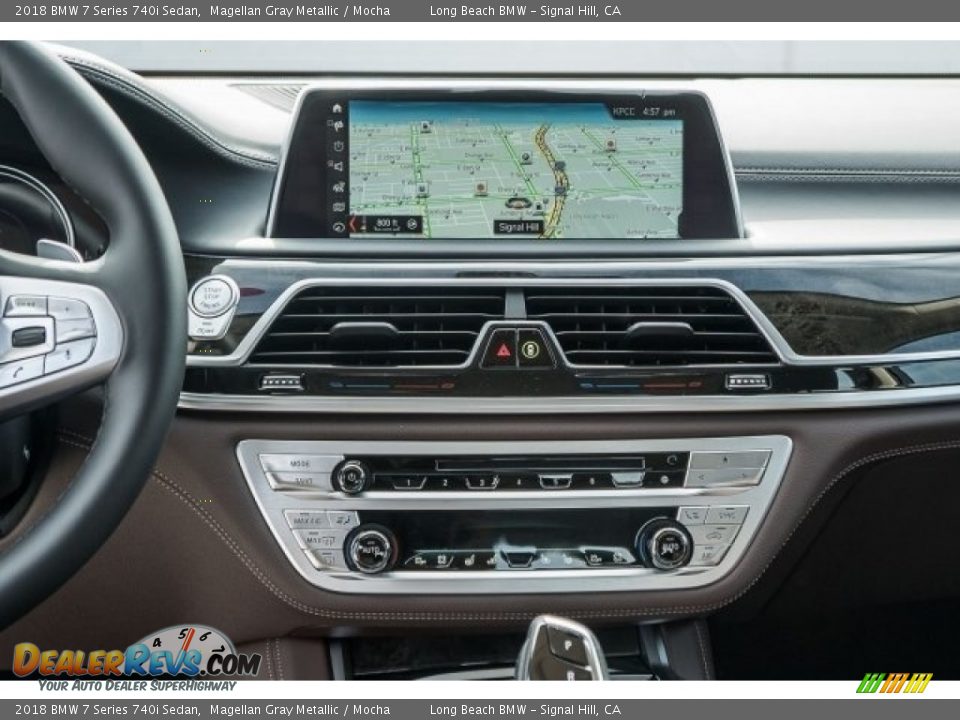2018 BMW 7 Series 740i Sedan Magellan Gray Metallic / Mocha Photo #6