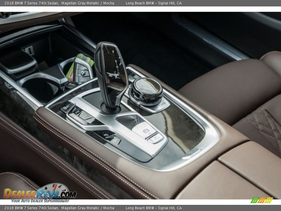 2018 BMW 7 Series 740i Sedan Magellan Gray Metallic / Mocha Photo #7