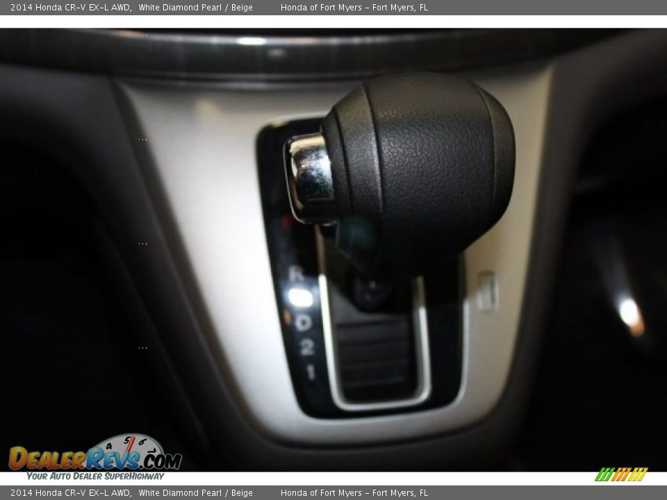 2014 Honda CR-V EX-L AWD White Diamond Pearl / Beige Photo #23