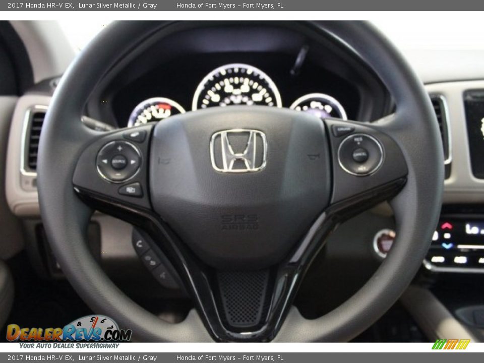 2017 Honda HR-V EX Lunar Silver Metallic / Gray Photo #11