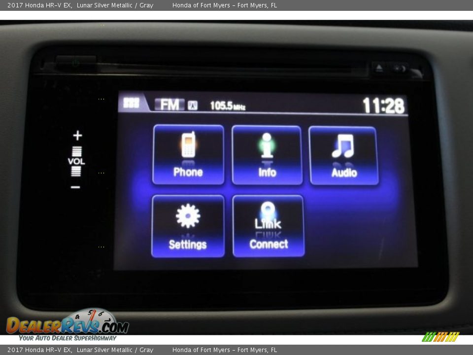 2017 Honda HR-V EX Lunar Silver Metallic / Gray Photo #15