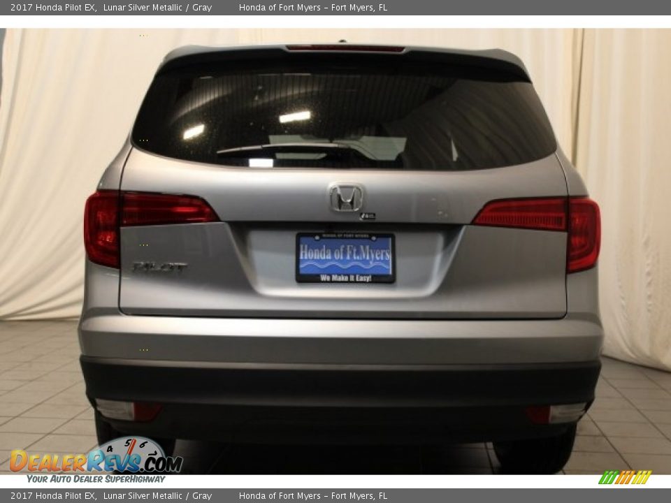 2017 Honda Pilot EX Lunar Silver Metallic / Gray Photo #5