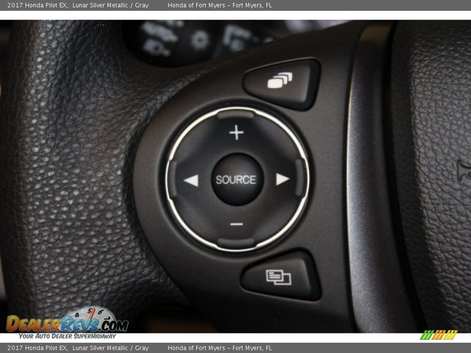 2017 Honda Pilot EX Lunar Silver Metallic / Gray Photo #13