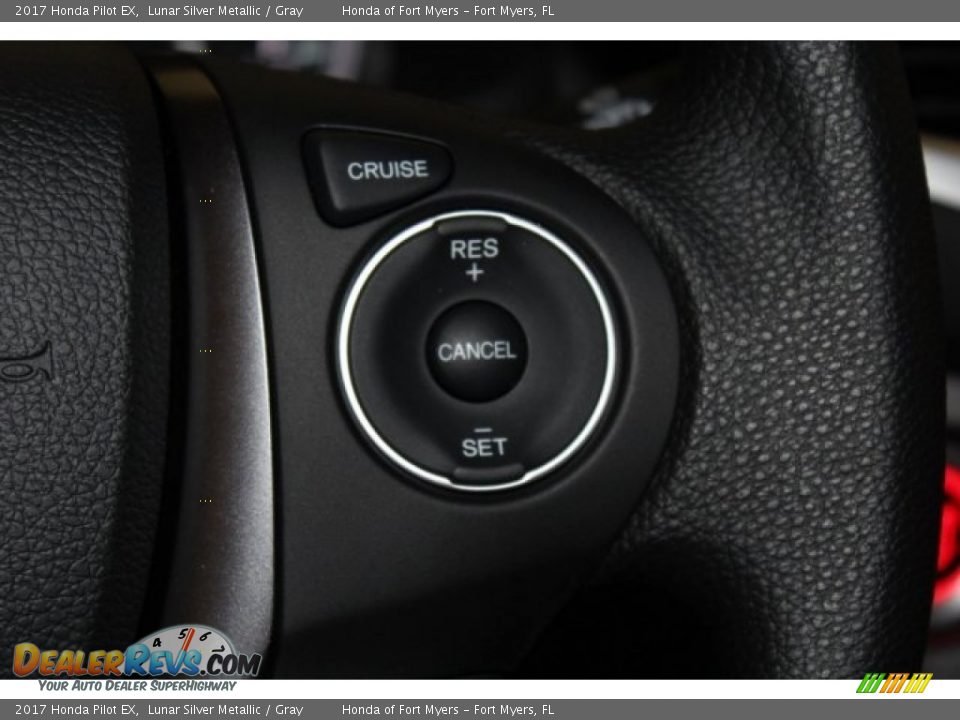 2017 Honda Pilot EX Lunar Silver Metallic / Gray Photo #14