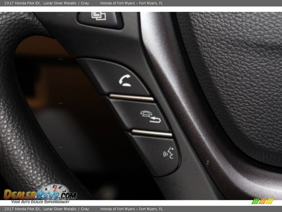 2017 Honda Pilot EX Lunar Silver Metallic / Gray Photo #15