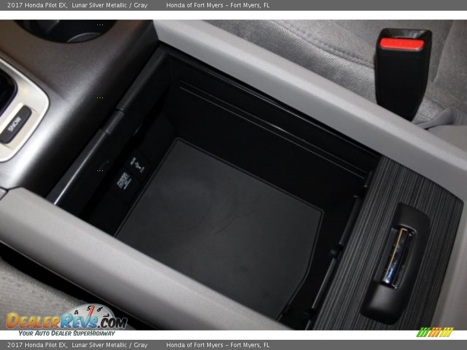 2017 Honda Pilot EX Lunar Silver Metallic / Gray Photo #24