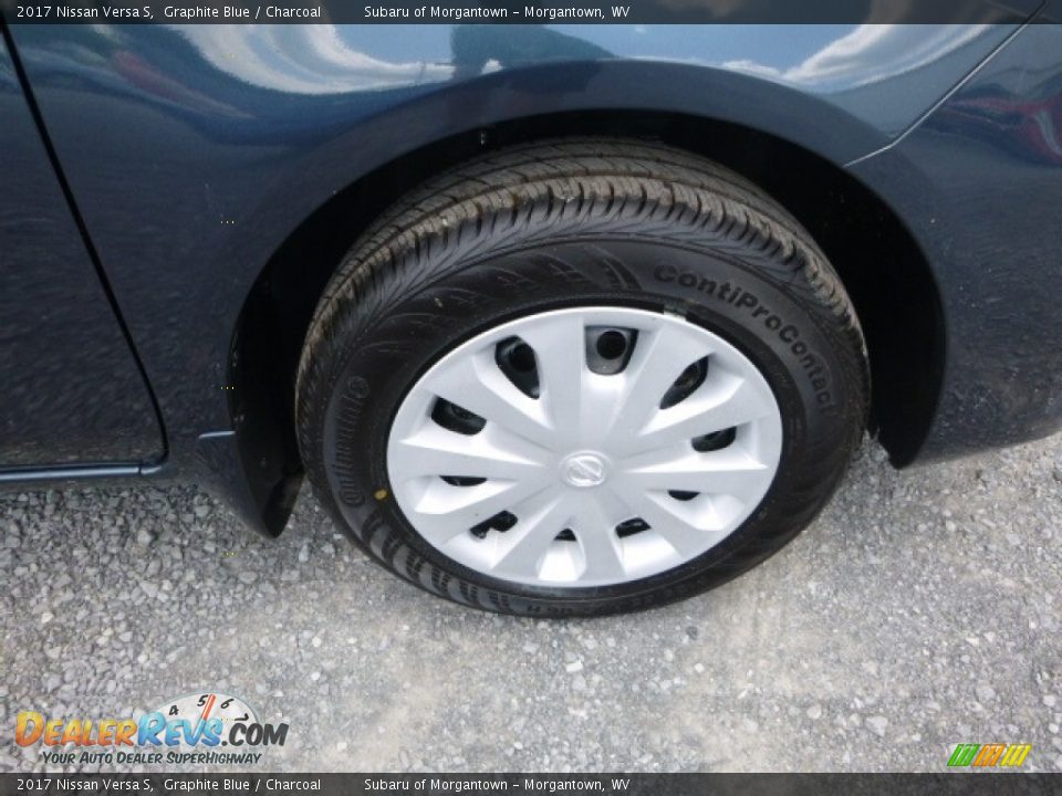 2017 Nissan Versa S Graphite Blue / Charcoal Photo #2