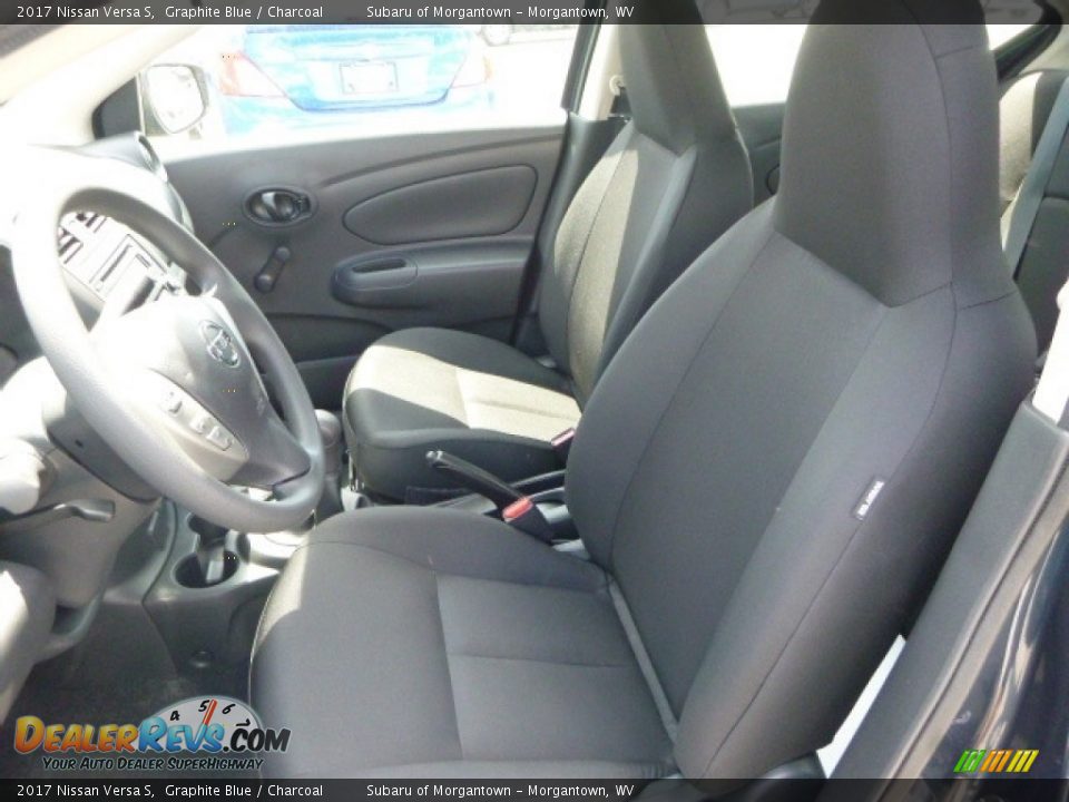 2017 Nissan Versa S Graphite Blue / Charcoal Photo #16