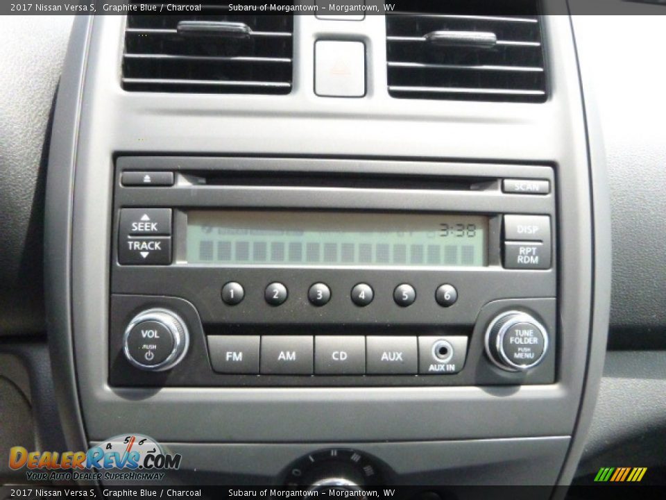 2017 Nissan Versa S Graphite Blue / Charcoal Photo #18