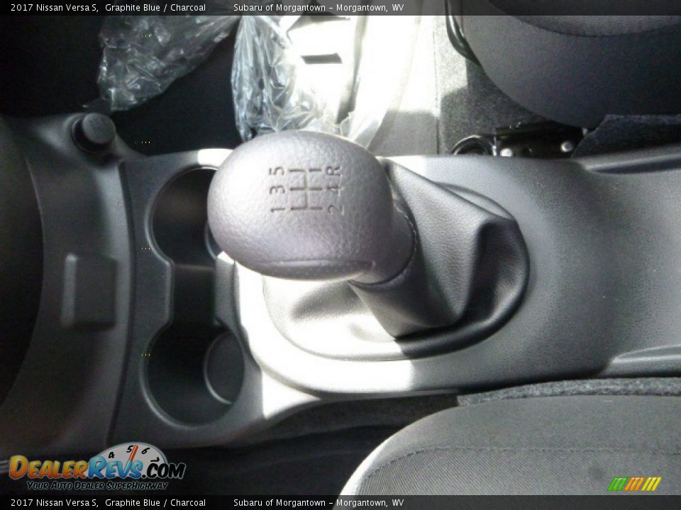 2017 Nissan Versa S Graphite Blue / Charcoal Photo #19