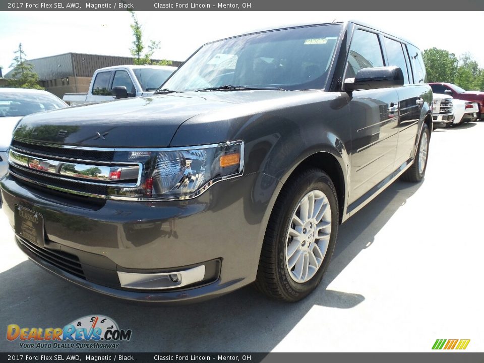 2017 Ford Flex SEL AWD Magnetic / Black Photo #1
