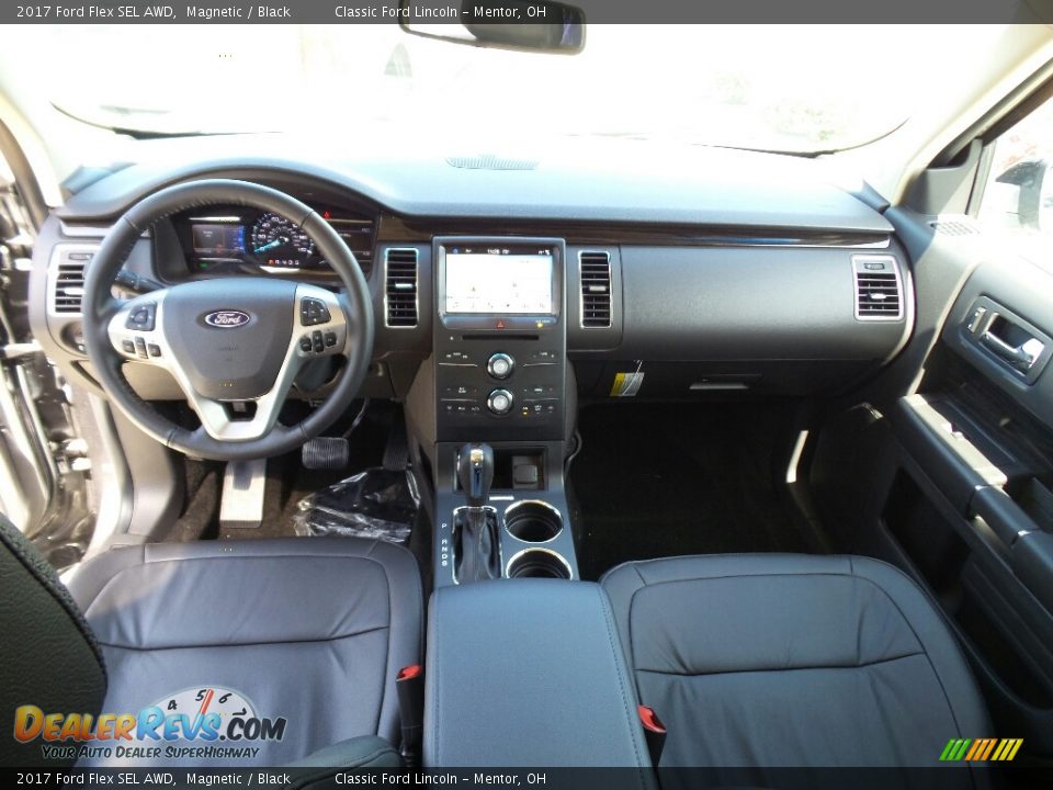 2017 Ford Flex SEL AWD Magnetic / Black Photo #4