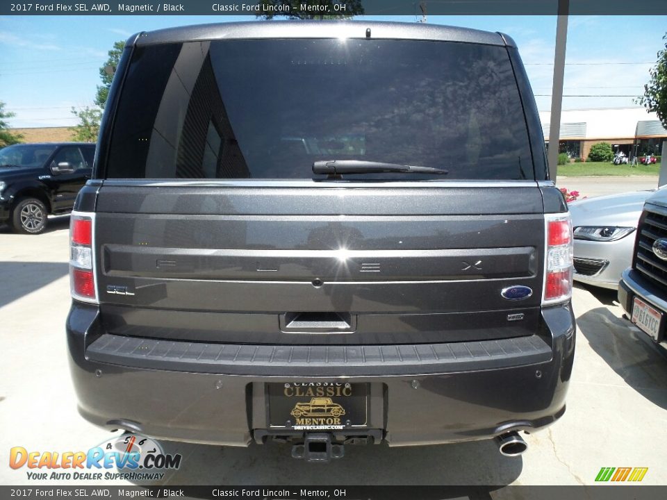 2017 Ford Flex SEL AWD Magnetic / Black Photo #7