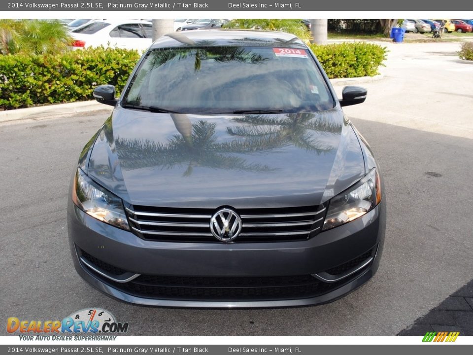 2014 Volkswagen Passat 2.5L SE Platinum Gray Metallic / Titan Black Photo #3