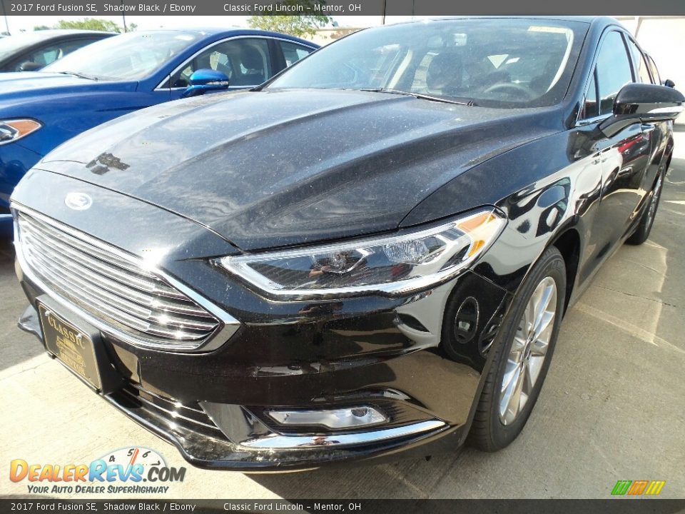 2017 Ford Fusion SE Shadow Black / Ebony Photo #1