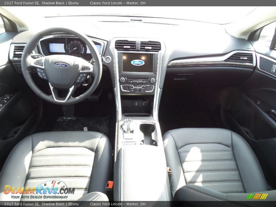 2017 Ford Fusion SE Shadow Black / Ebony Photo #3