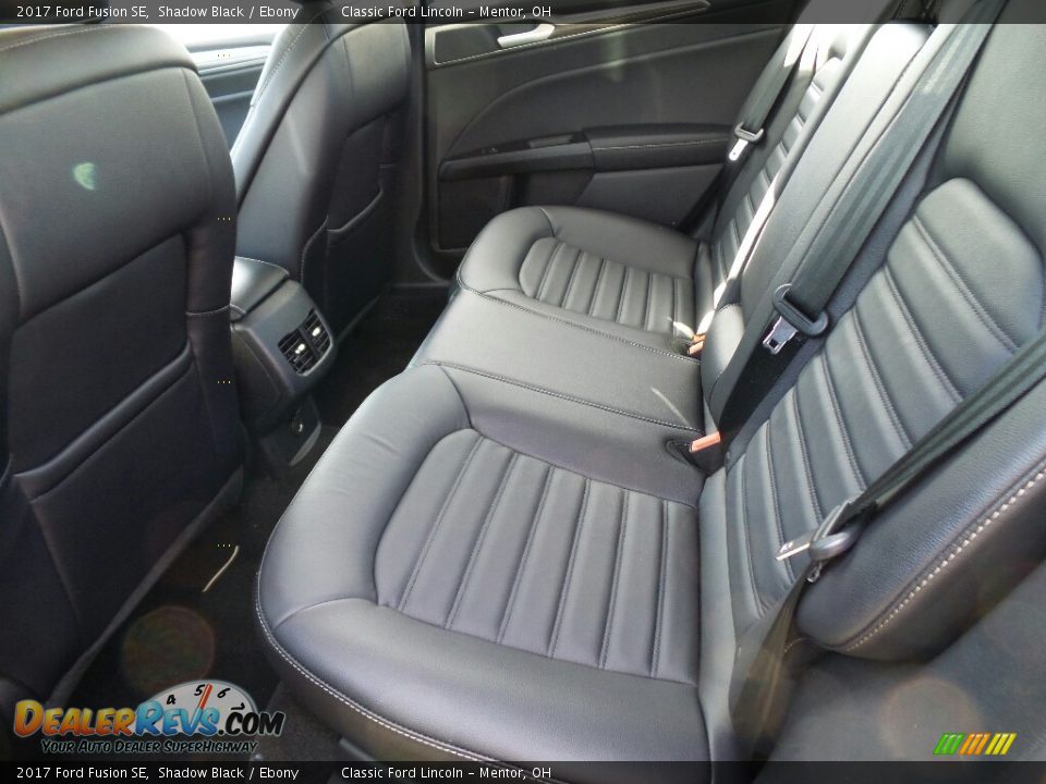 2017 Ford Fusion SE Shadow Black / Ebony Photo #4