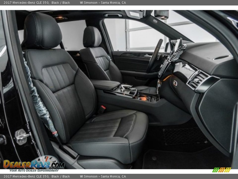 2017 Mercedes-Benz GLE 350 Black / Black Photo #2