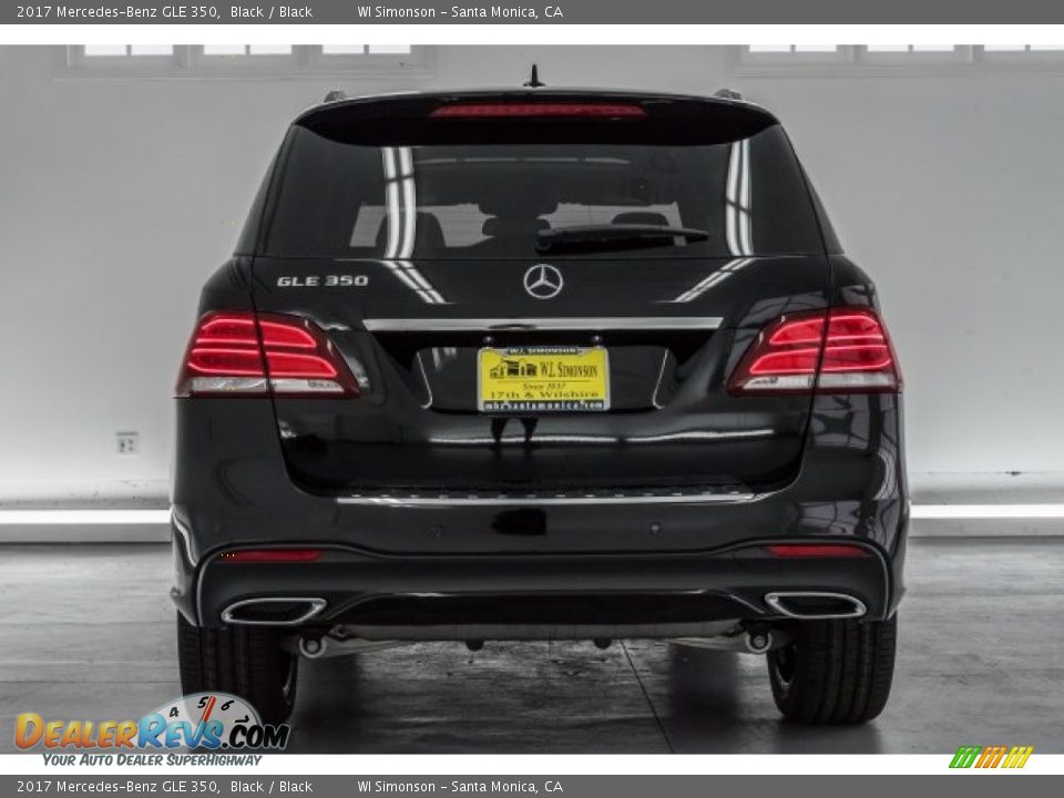 2017 Mercedes-Benz GLE 350 Black / Black Photo #4