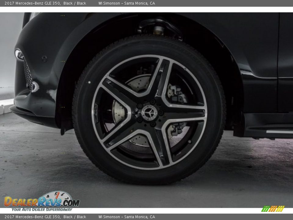 2017 Mercedes-Benz GLE 350 Black / Black Photo #9