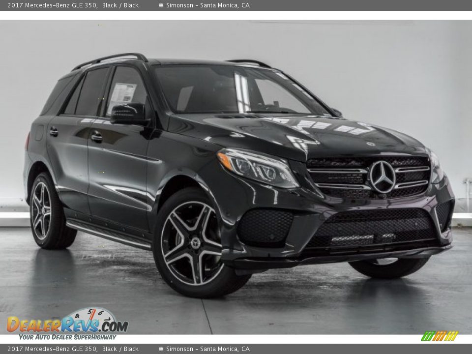 2017 Mercedes-Benz GLE 350 Black / Black Photo #12