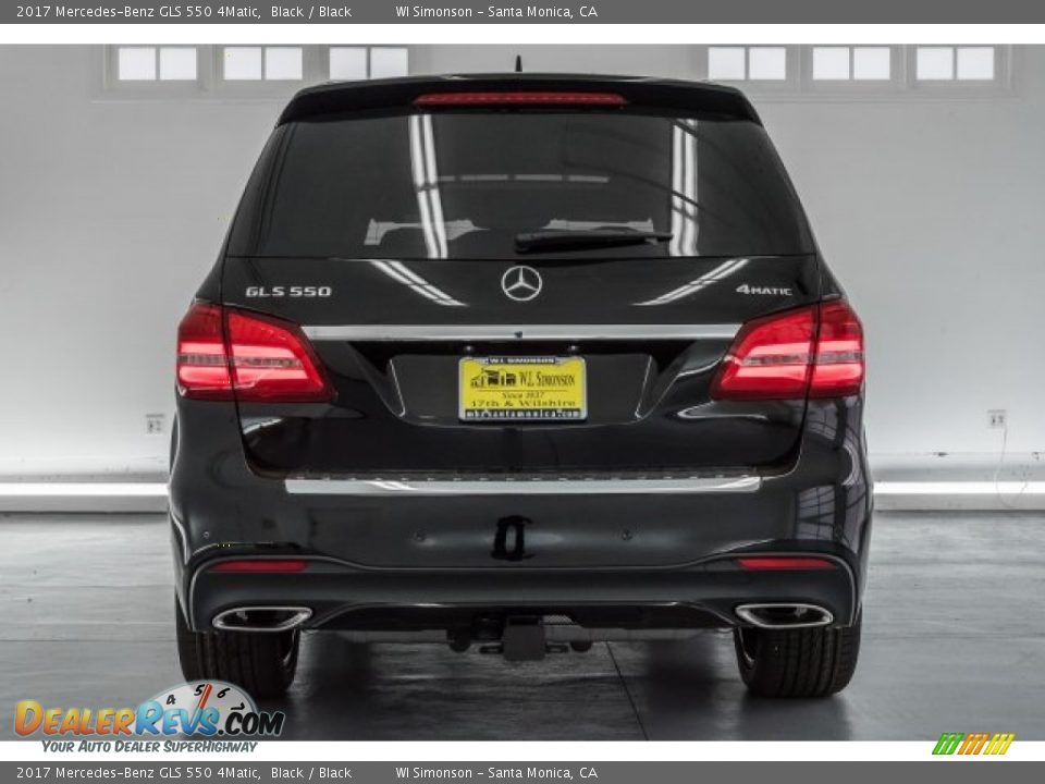 2017 Mercedes-Benz GLS 550 4Matic Black / Black Photo #4