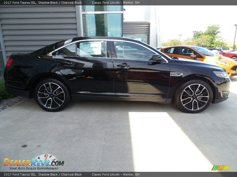2017 Ford Taurus SEL Shadow Black / Charcoal Black Photo #3
