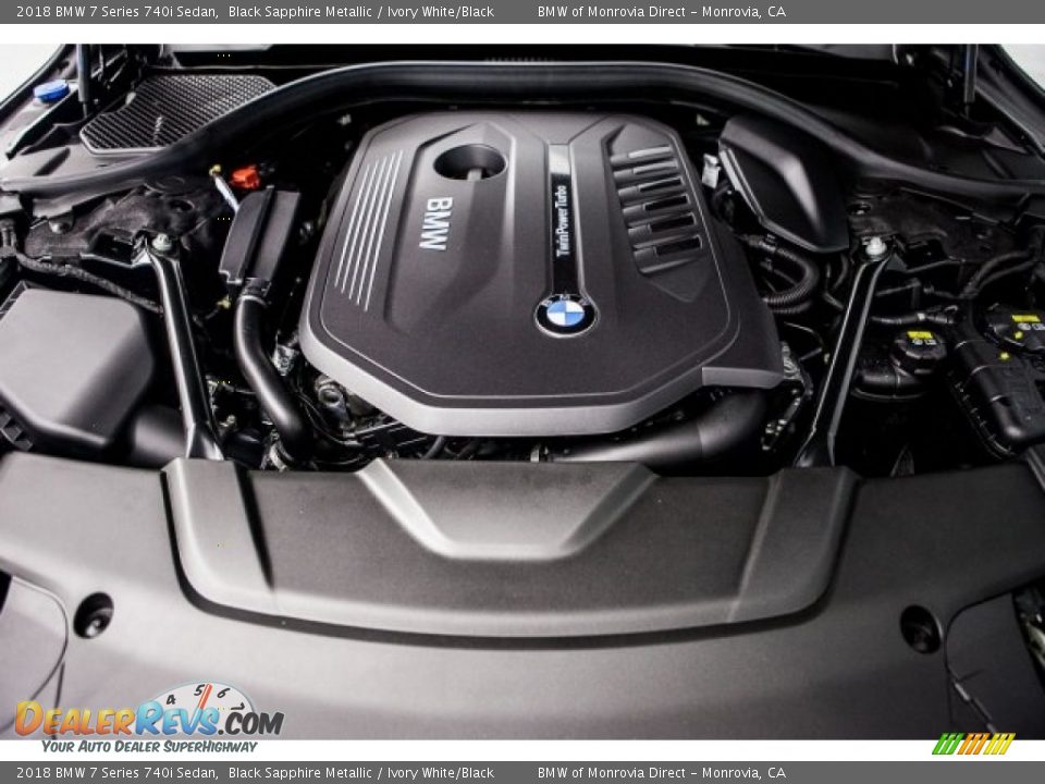 2018 BMW 7 Series 740i Sedan 3.0 Liter TwinPower Turbocharged DOHC 24-Valve VVT Inline 6 Cylinder Engine Photo #8
