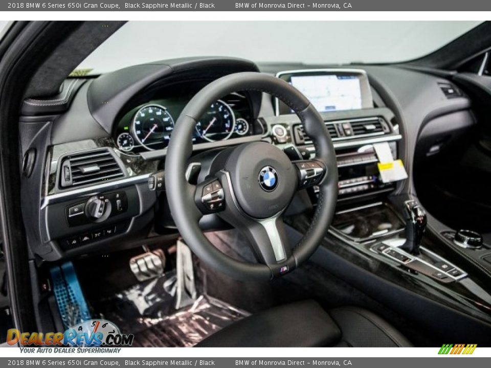 Dashboard of 2018 BMW 6 Series 650i Gran Coupe Photo #5