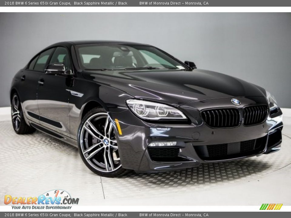 Front 3/4 View of 2018 BMW 6 Series 650i Gran Coupe Photo #12