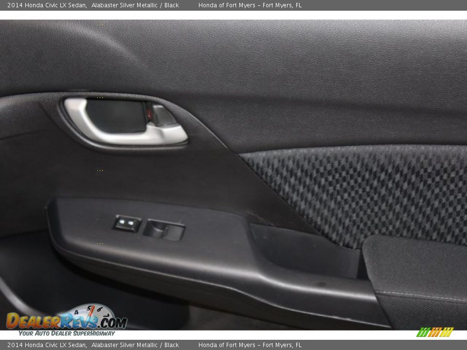 2014 Honda Civic LX Sedan Alabaster Silver Metallic / Black Photo #27