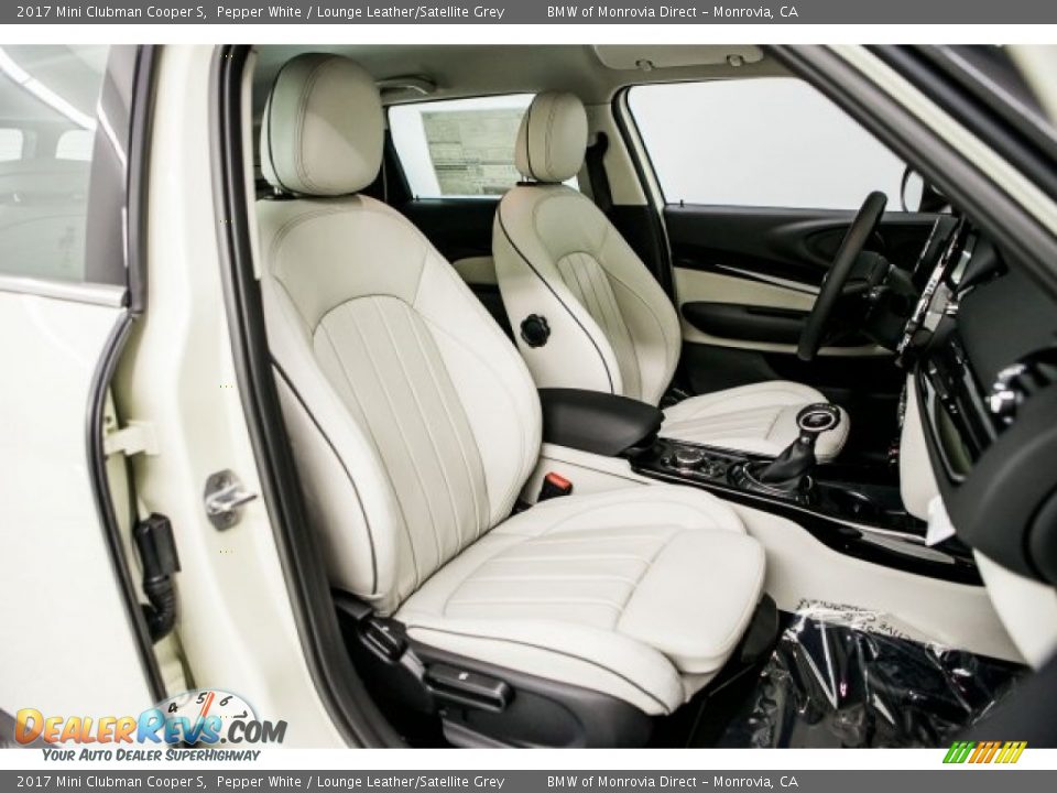 2017 Mini Clubman Cooper S Pepper White / Lounge Leather/Satellite Grey Photo #2