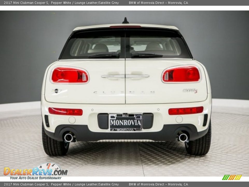 2017 Mini Clubman Cooper S Pepper White / Lounge Leather/Satellite Grey Photo #4