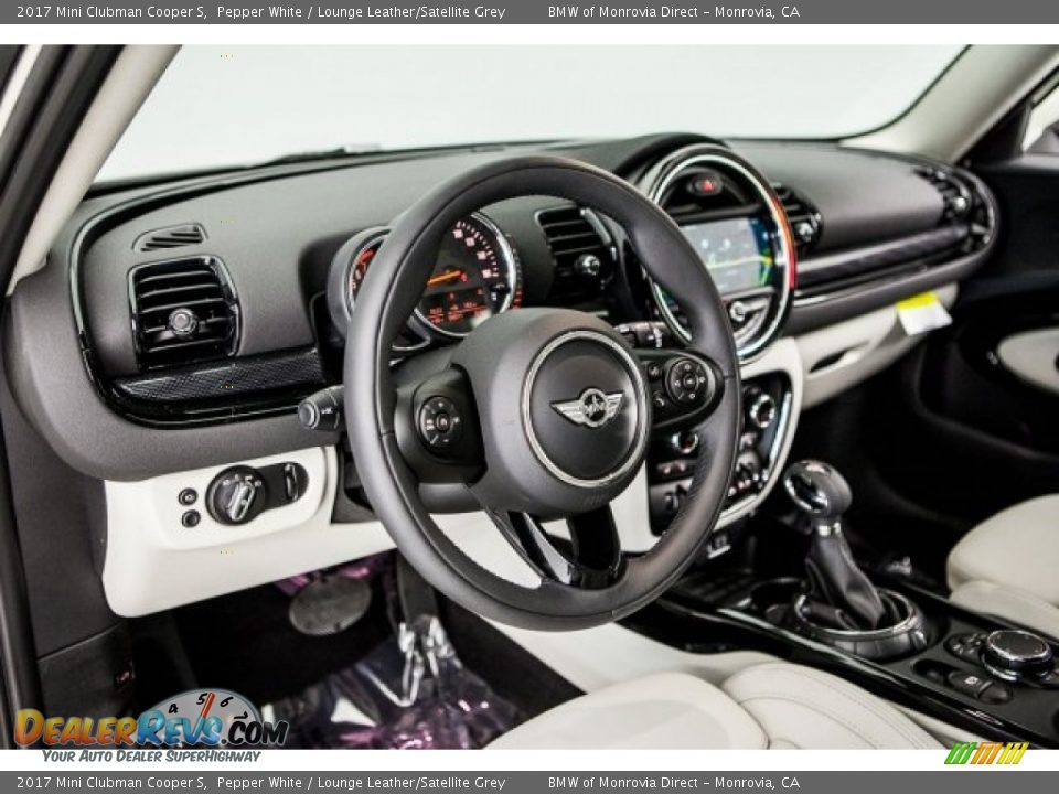 2017 Mini Clubman Cooper S Pepper White / Lounge Leather/Satellite Grey Photo #5