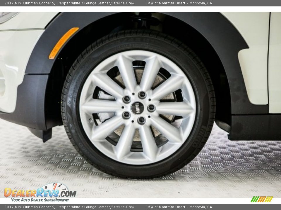 2017 Mini Clubman Cooper S Pepper White / Lounge Leather/Satellite Grey Photo #9