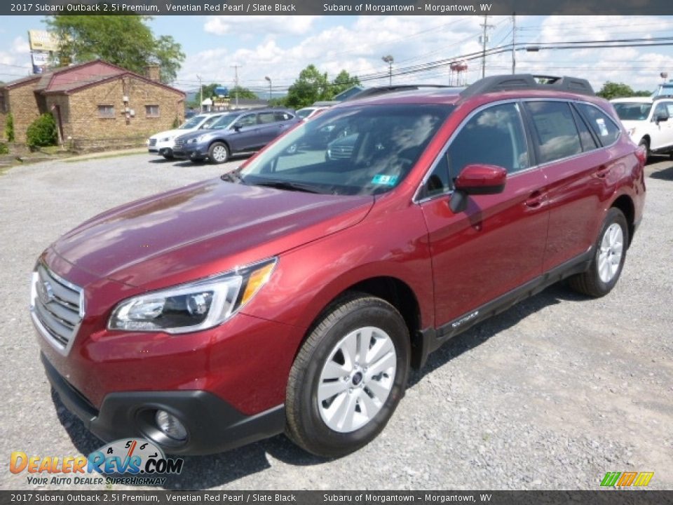 2017 Subaru Outback 2.5i Premium Venetian Red Pearl / Slate Black Photo #8