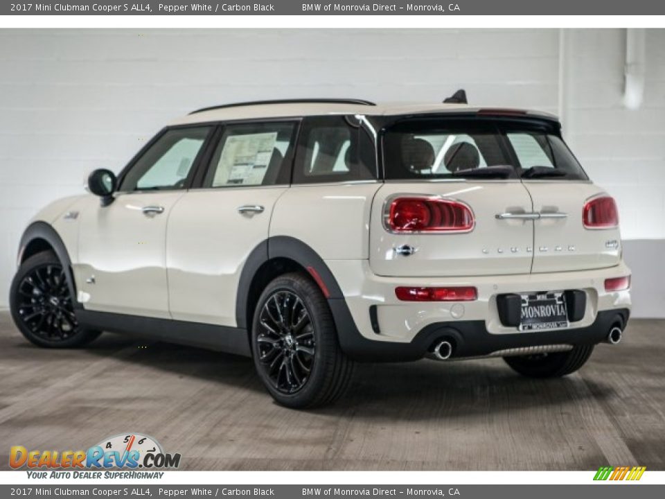 2017 Mini Clubman Cooper S ALL4 Pepper White / Carbon Black Photo #3