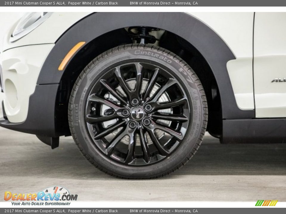 2017 Mini Clubman Cooper S ALL4 Pepper White / Carbon Black Photo #9