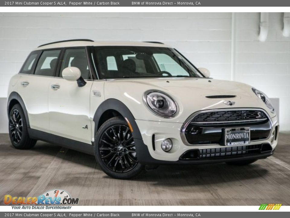 2017 Mini Clubman Cooper S ALL4 Pepper White / Carbon Black Photo #11