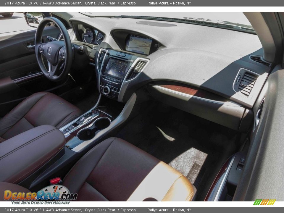 Dashboard of 2017 Acura TLX V6 SH-AWD Advance Sedan Photo #12