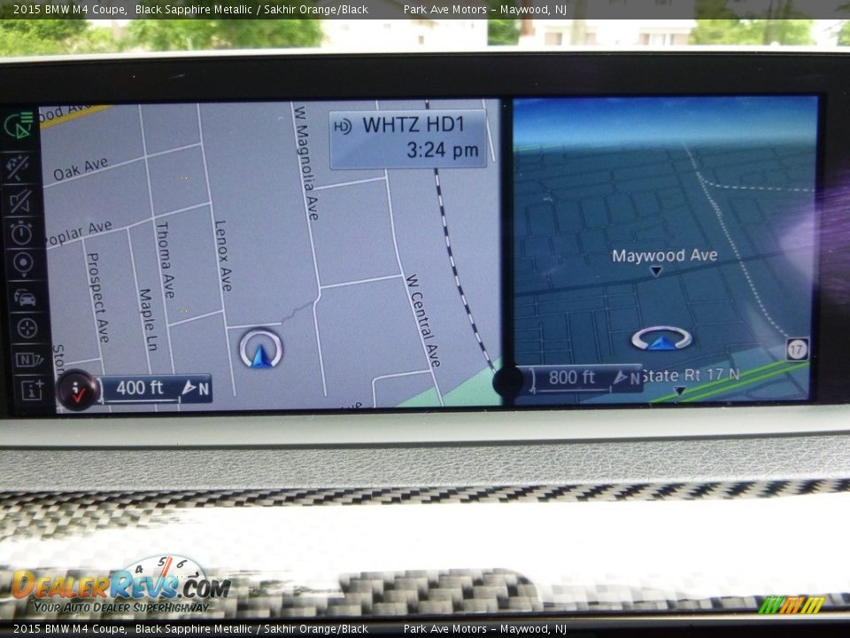 2015 BMW M4 Coupe Black Sapphire Metallic / Sakhir Orange/Black Photo #23