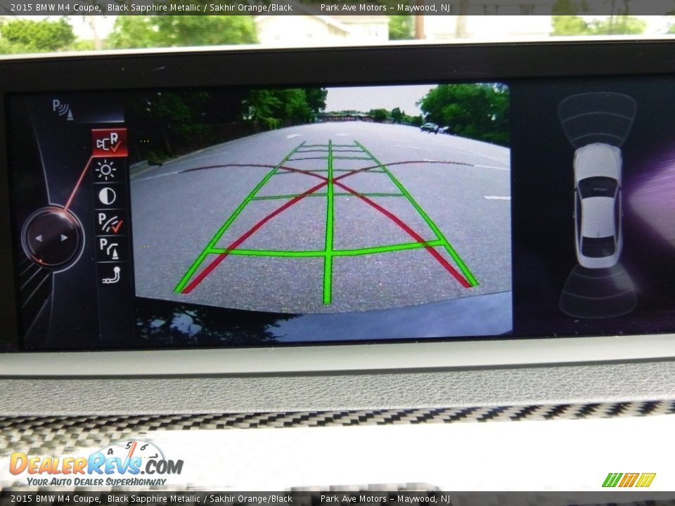 2015 BMW M4 Coupe Black Sapphire Metallic / Sakhir Orange/Black Photo #24