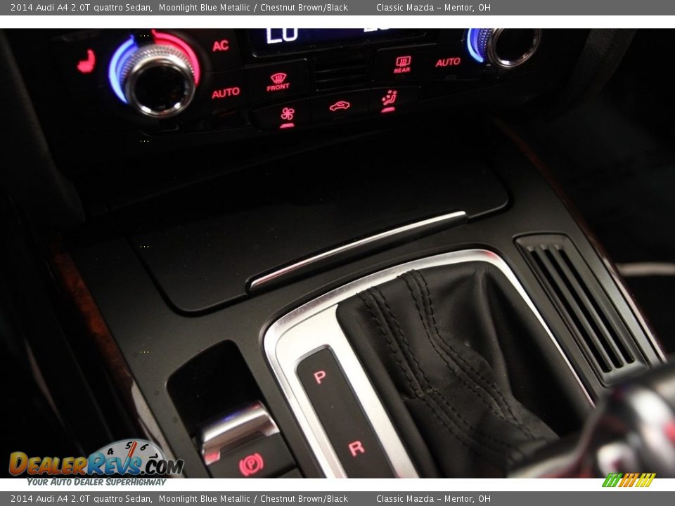 2014 Audi A4 2.0T quattro Sedan Moonlight Blue Metallic / Chestnut Brown/Black Photo #19