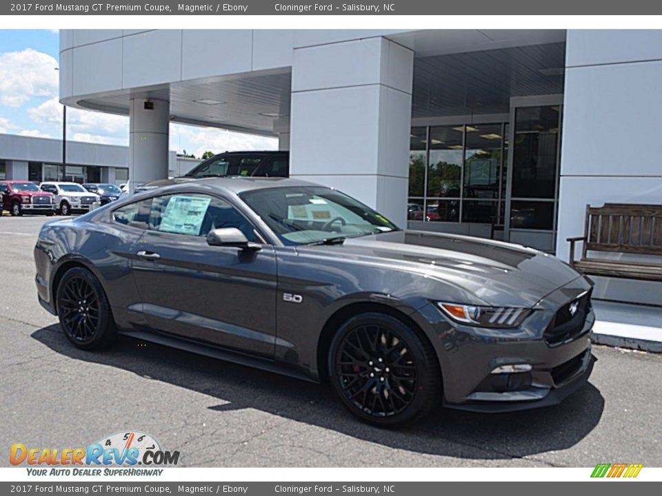 2017 Ford Mustang GT Premium Coupe Magnetic / Ebony Photo #1