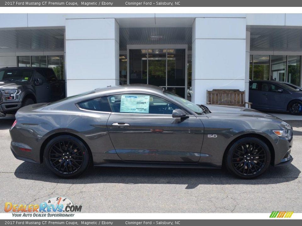 2017 Ford Mustang GT Premium Coupe Magnetic / Ebony Photo #2