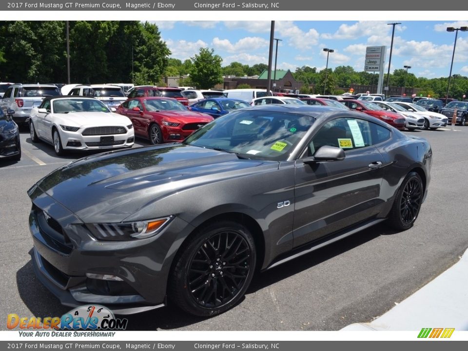 2017 Ford Mustang GT Premium Coupe Magnetic / Ebony Photo #3