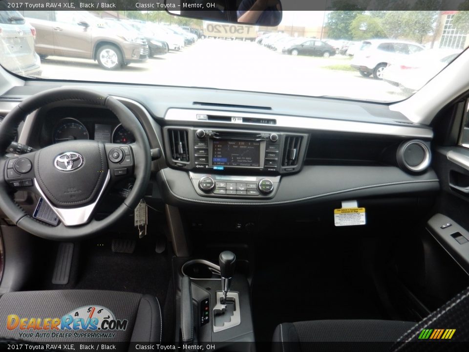 2017 Toyota RAV4 XLE Black / Black Photo #4